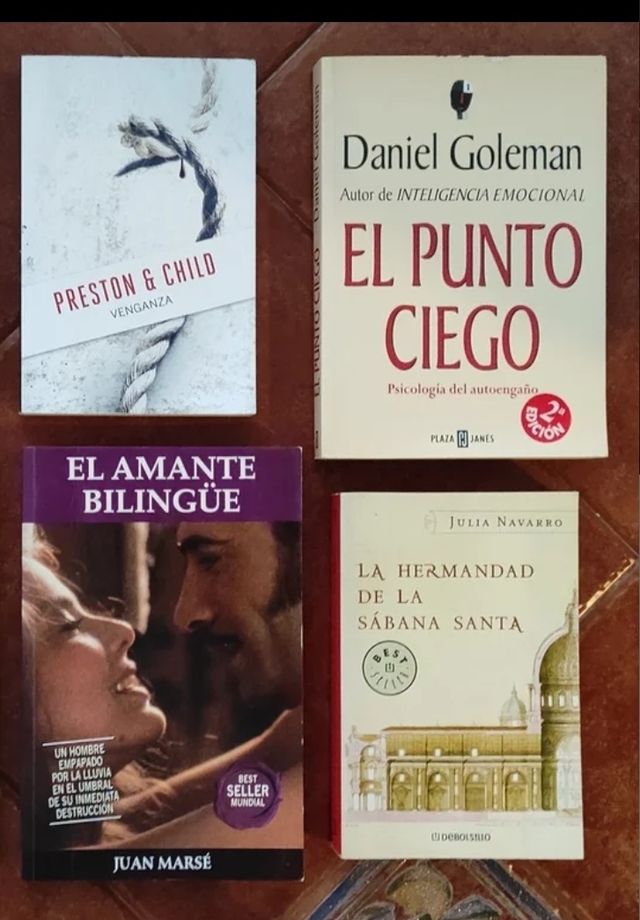 Lote 4 libros lectura
