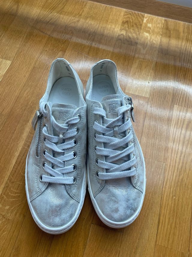 Zapatillas Paul Green plateadas
