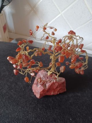 Alberello vintage rame e corniola