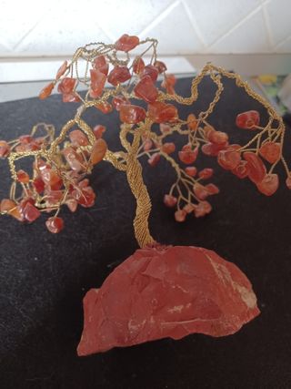 Alberello vintage rame e corniola