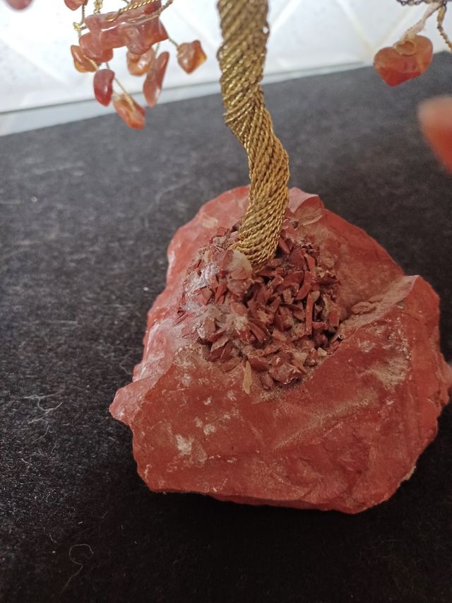 Alberello vintage rame e corniola