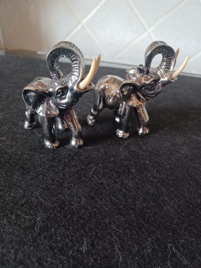 Coppia elefantini vintage