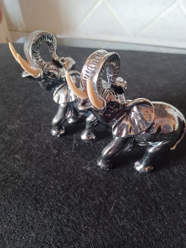 Coppia elefantini vintage