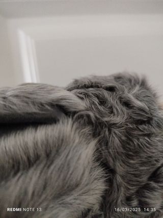 Abrigo astracán gris
