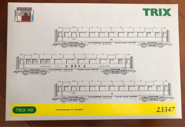 Trix set de 3 vagones HO  ref. 23347