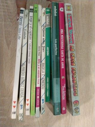 Lote 10 libros lectura 