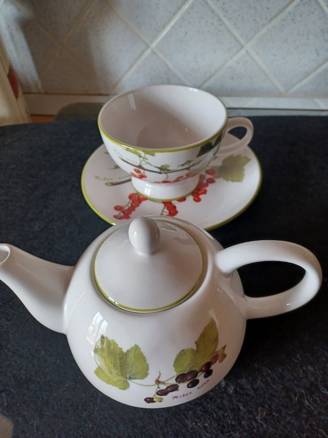 Set the in ceramica decorata