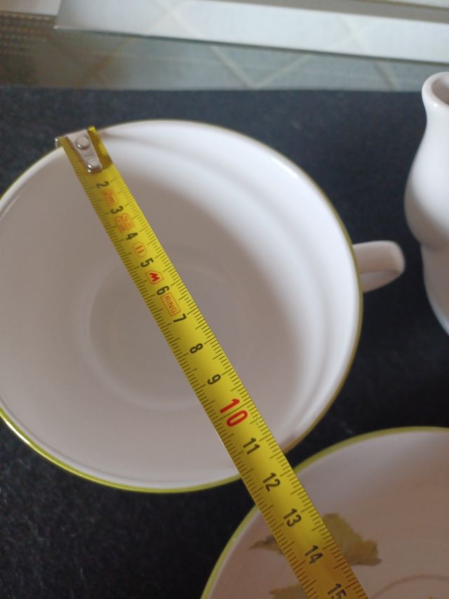 Set the in ceramica decorata