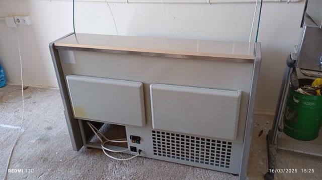 Vitrina de baño maría 1.25 /90