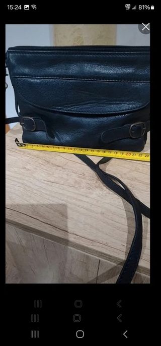 Bolso Italiano de auténtica piel Nuevo
