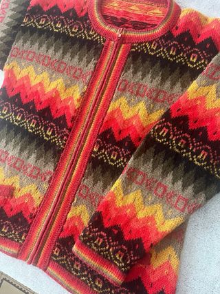 Chaqueta estampado étnico