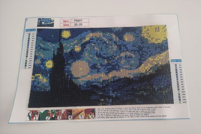 Cuadro diamante Van Gogh