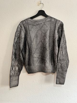 Jersey desigual metalizado