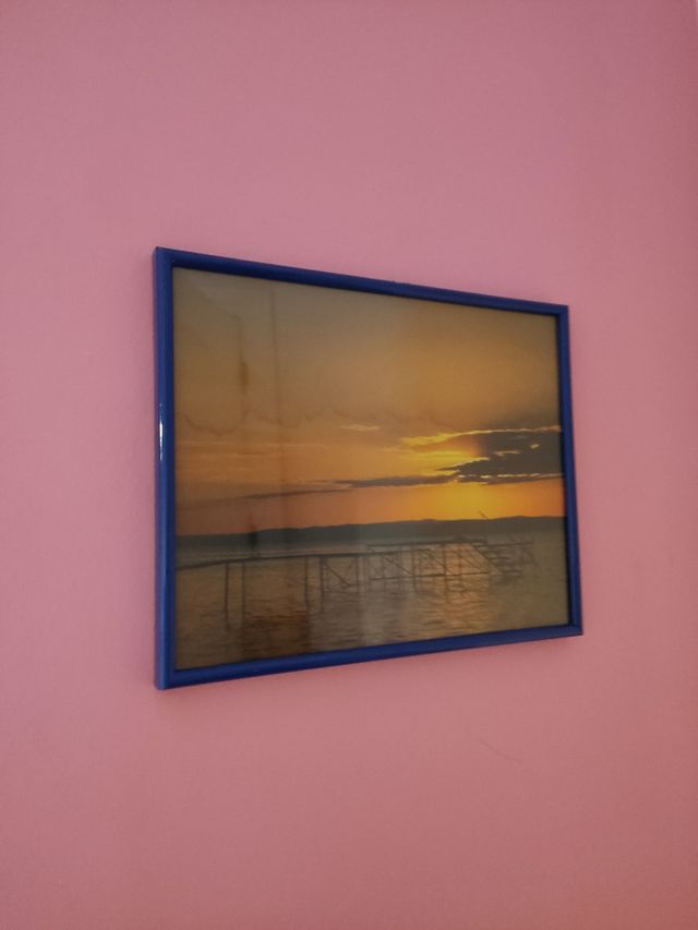 Cornice portafoto da parete blu 24x30