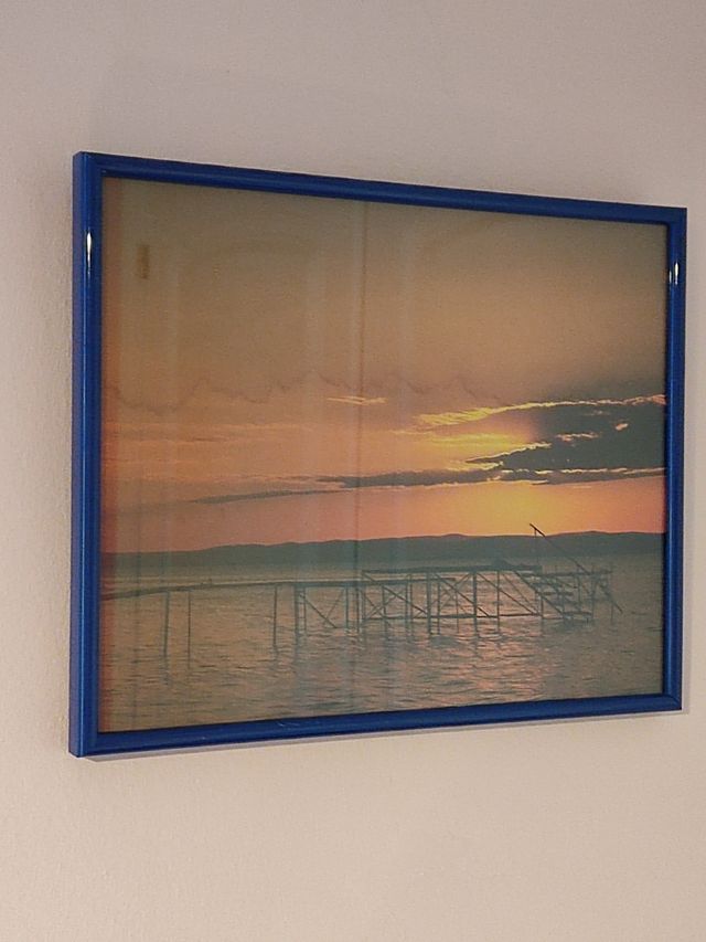 Cornice portafoto da parete blu 24x30