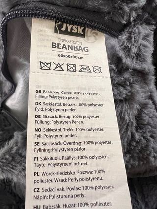 Puff gris Jysk