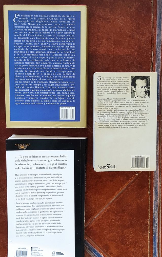 Novelas. Oferta en lotes