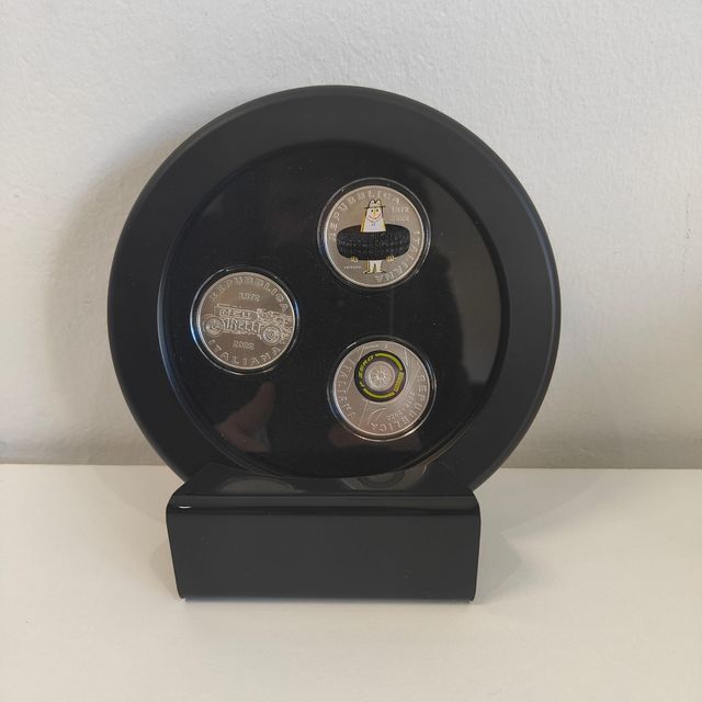 MONEDAS TRÍPTICAS DE PLATA PIRELLI