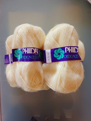 10 gomitoli di lana mohair Phildar