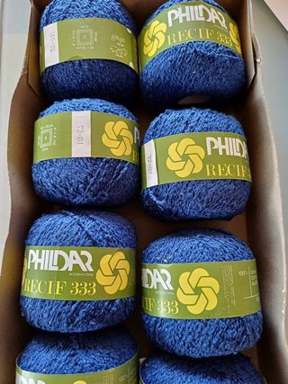 8 gomiti di puro cotone bouclé Phildar