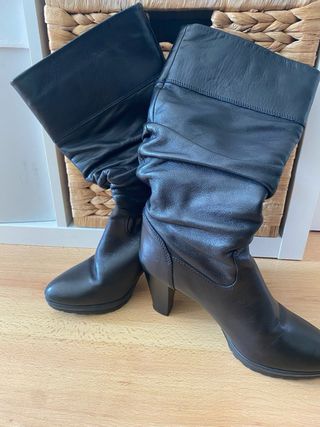 Botas altas de piel marca Fosco