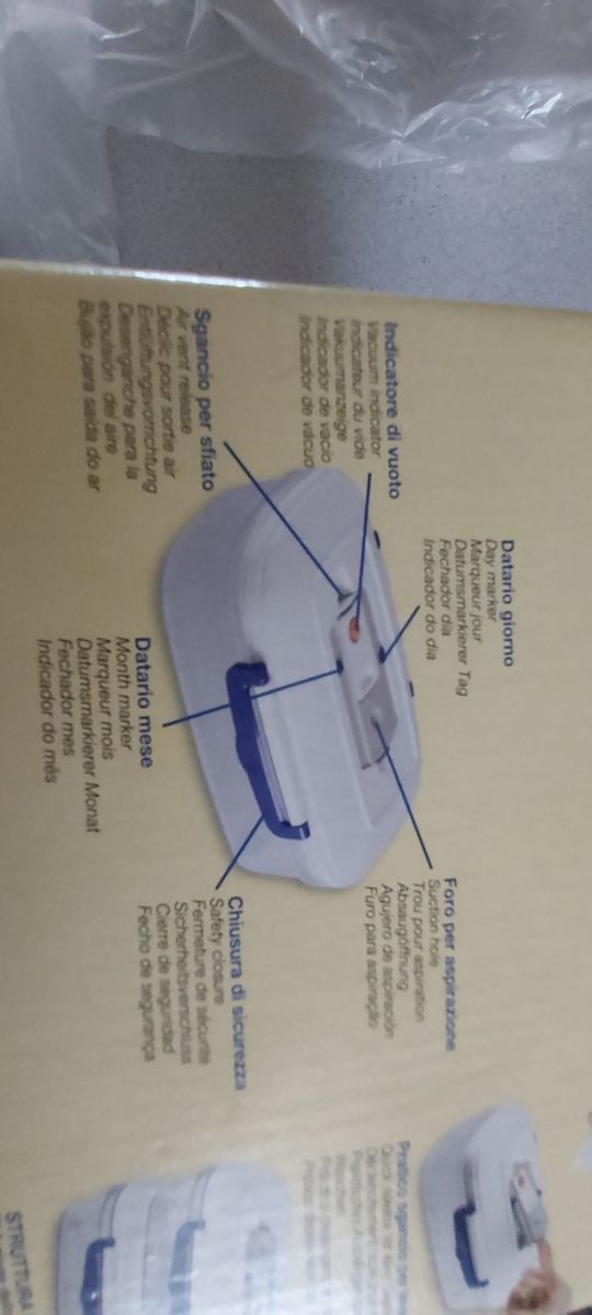 Contenitore per il sottovuoto