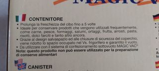 Contenitore per il sottovuoto 