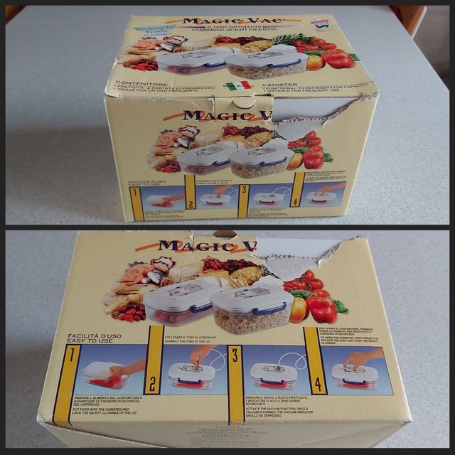 Contenitore per il sottovuoto