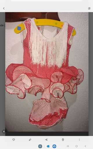 Vestido flamenca bebe