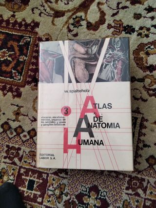 3 tomos atlas de anatomía humana
