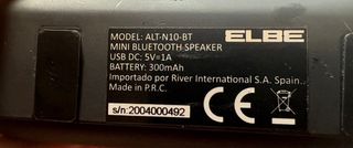 Minialtavoz bluetooth Elbe
