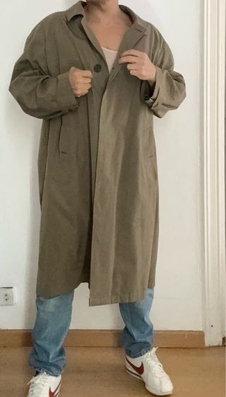 BURBERRY TRENCH GABARDINA LIGERA HOMBRE VERDOZA L 