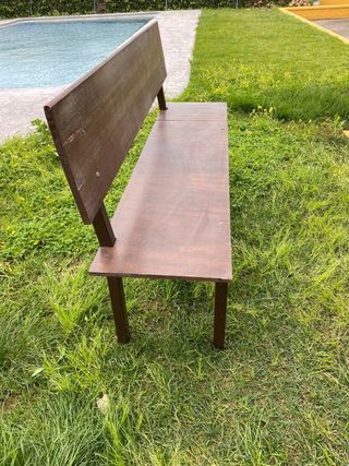 Panche in ferro e legno