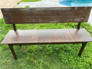 Panche in ferro e legno