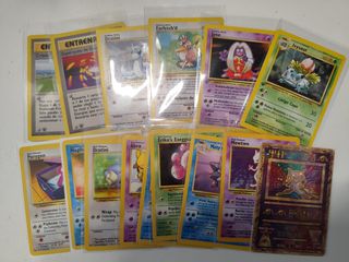 Cartas antiguas Pokémon y crown cenit.