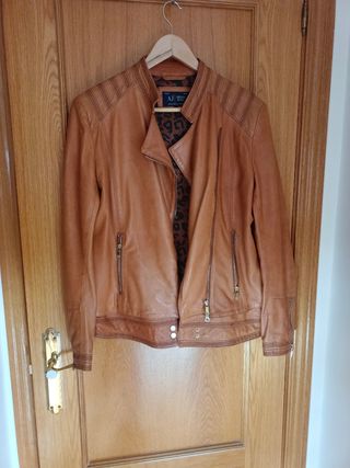 Chaqueta piel hombre