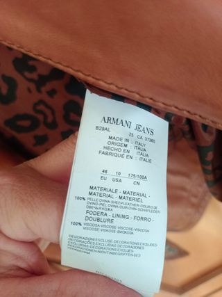 Chaqueta piel hombre