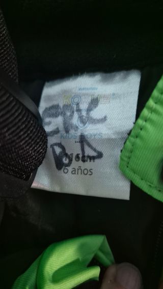 Equipo nieve T-6 años