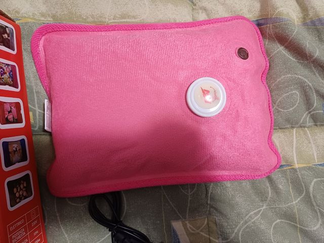 Borsa dell'acqua calda elettrica rosa