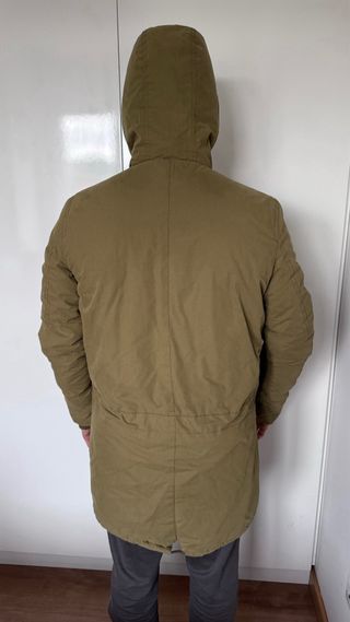 Parka militar verde caqui