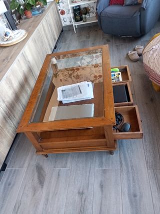 Mesa de centro de madera