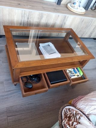 Mesa de centro de madera