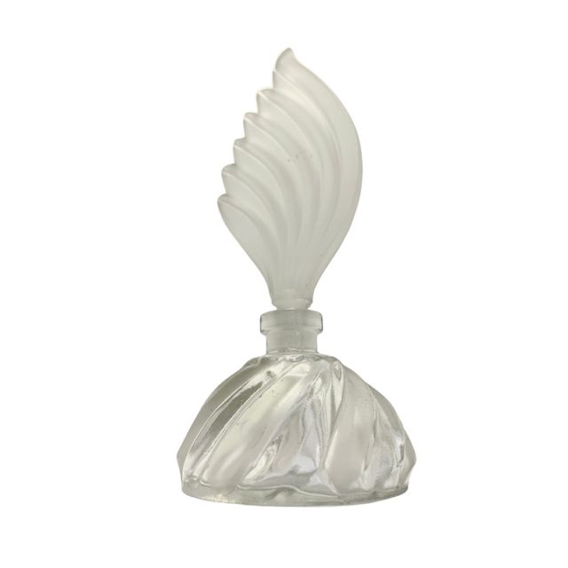 Perfumero vintage de cristal facetado