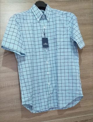 Camisa hombre manga corta talla -M