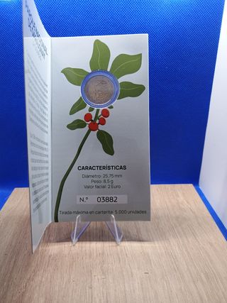 2euro PROOF Spagna 2022. Parco nazionale Garajonay