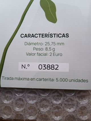 2euro PROOF Spagna 2022. Parco nazionale Garajonay