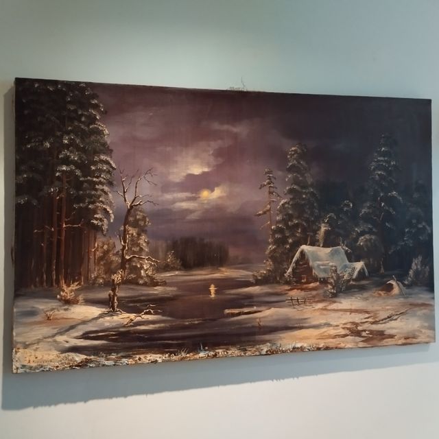 Cuadro , al oleo , sobre lienzo