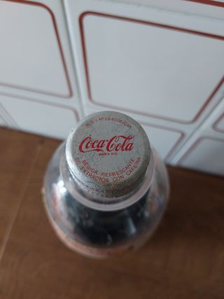 Botella Coca Cola 2L años 80
