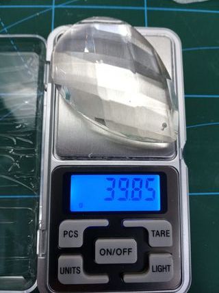 Gocce in vetro sfaccettato per lampade