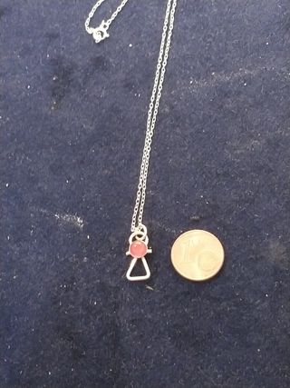 Colgante de Tanit la Diosa de Ibiza Plata 1a ley.